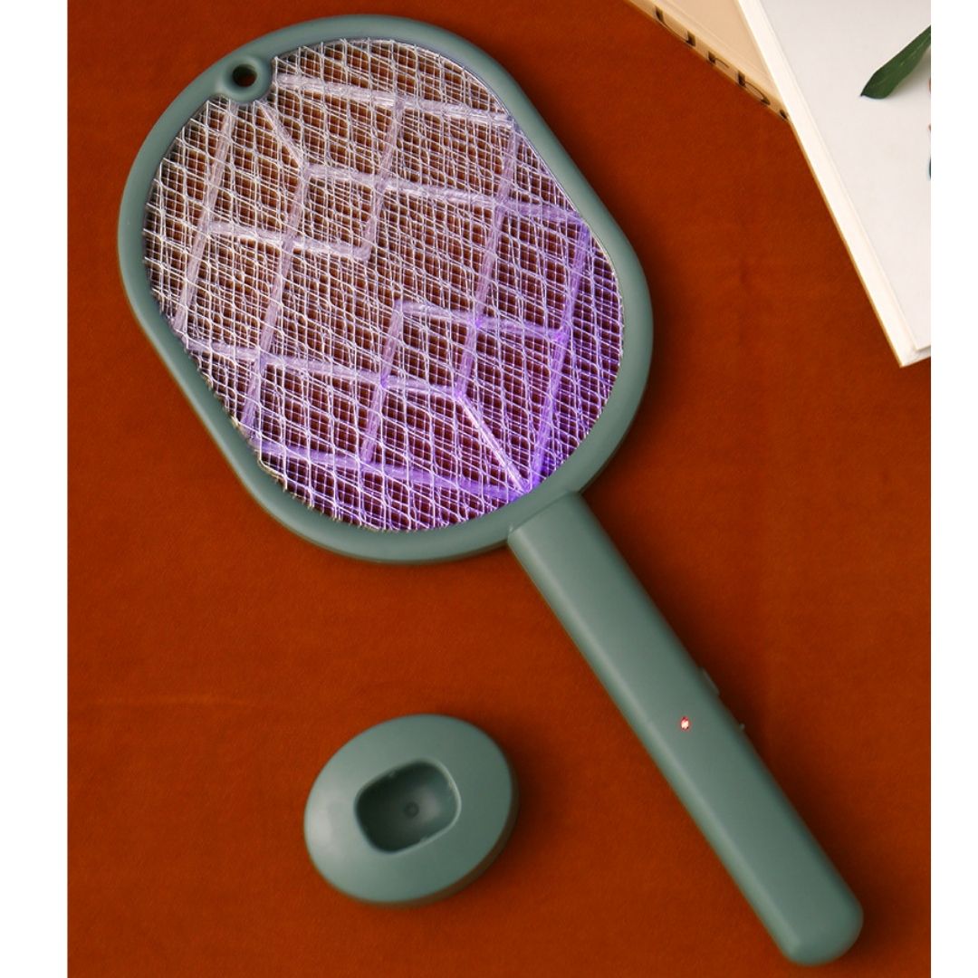 Vợt muỗi 3 trong 1 thông minh, đèn bắt muỗi sạc pin tích điện 1200 mAh cao cấp bắt muỗi hiệu quả an toàn