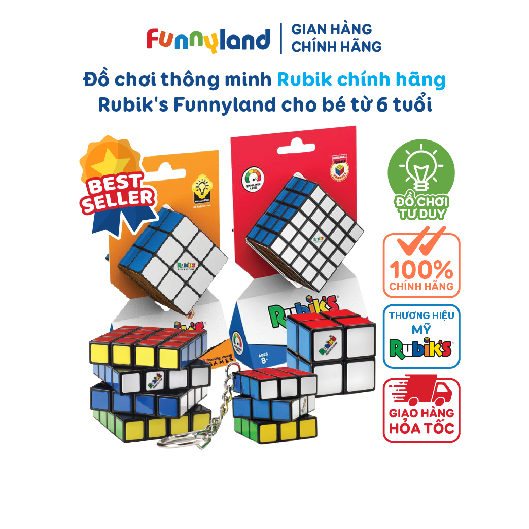 Đồ chơi Rubik 3x3 Spinmaster Rubik's - Funnyland
