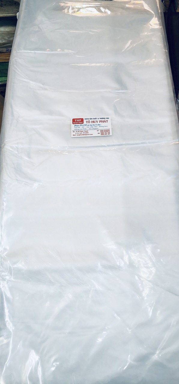 Túi PE - Nilon Dày Size Lớn 70 80 90 100 110 (Loại dẻo mờ)
