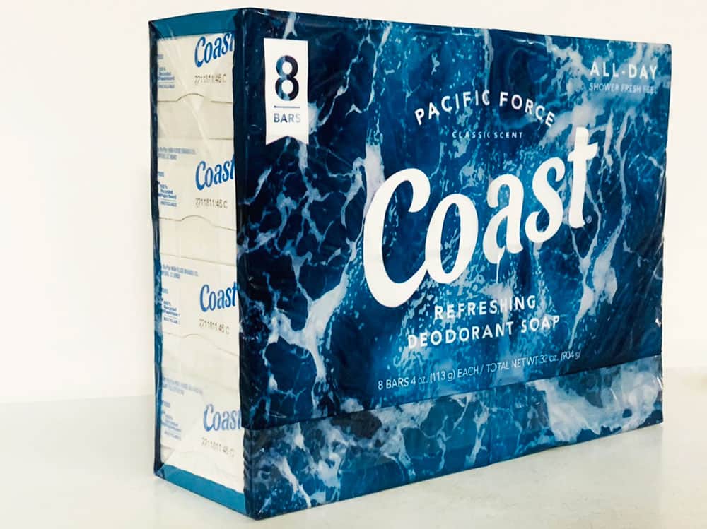 Xà bông Coast của Mỹ lốc 8 cục