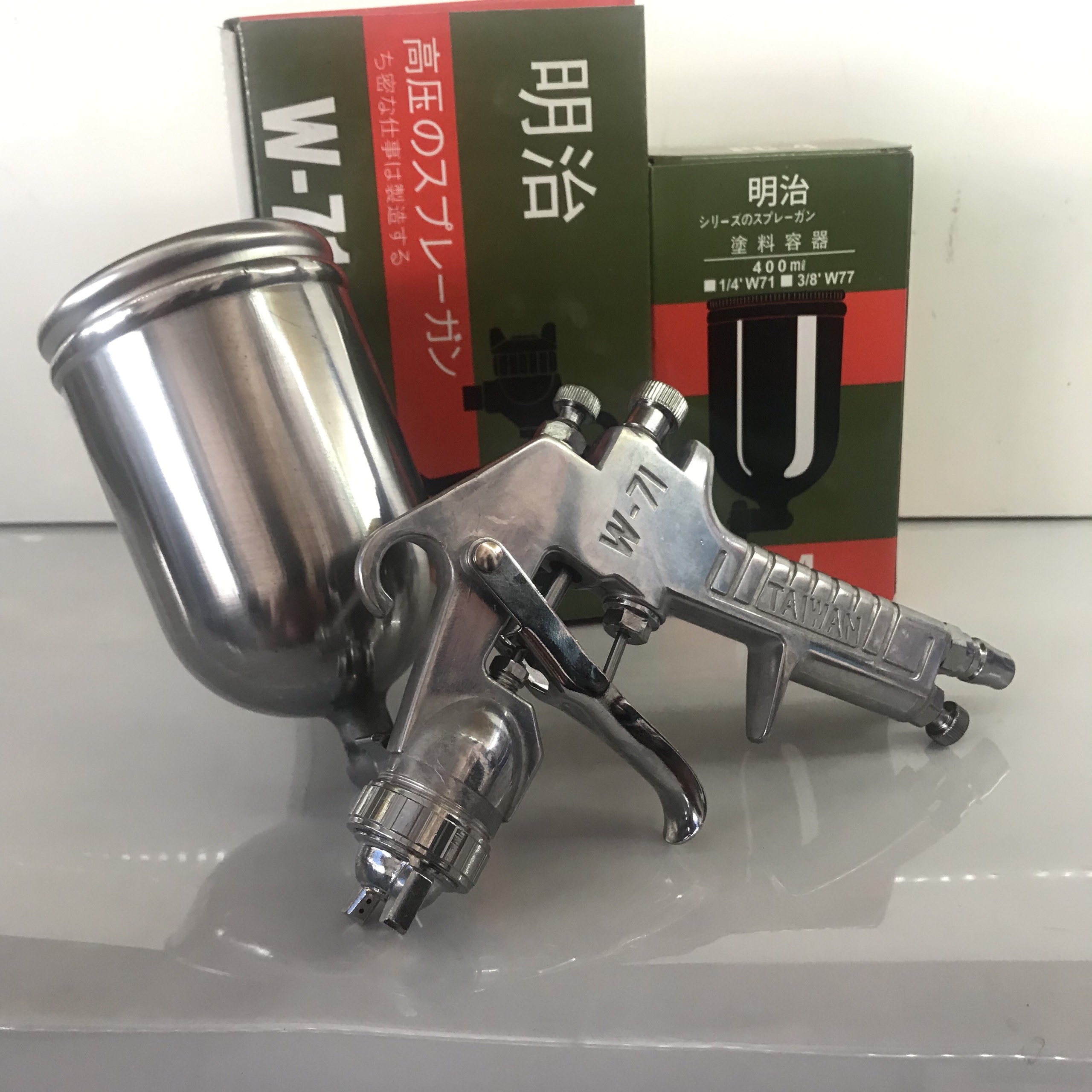 [HCM]Dụng Cụ Phun Sơn W71 Taiwan Lon 400cc