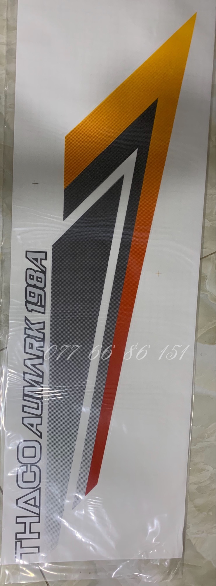 Tem Dán Xe Tải Thaco Aumark