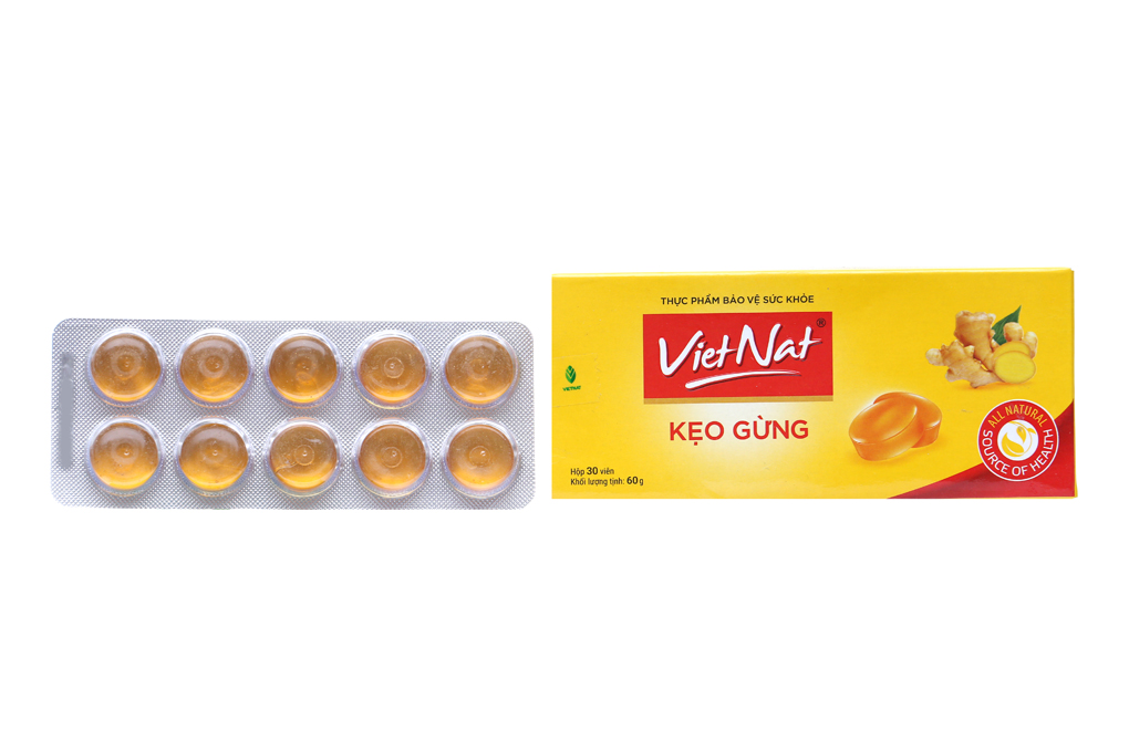 Kẹo Gừng Vietnat (Hộp/30 viên)