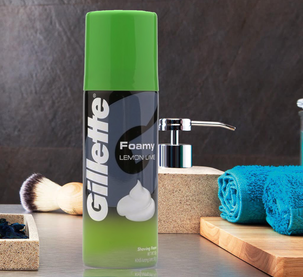 Bọt Cạo Râu Gillette Hương Chanh 50g
