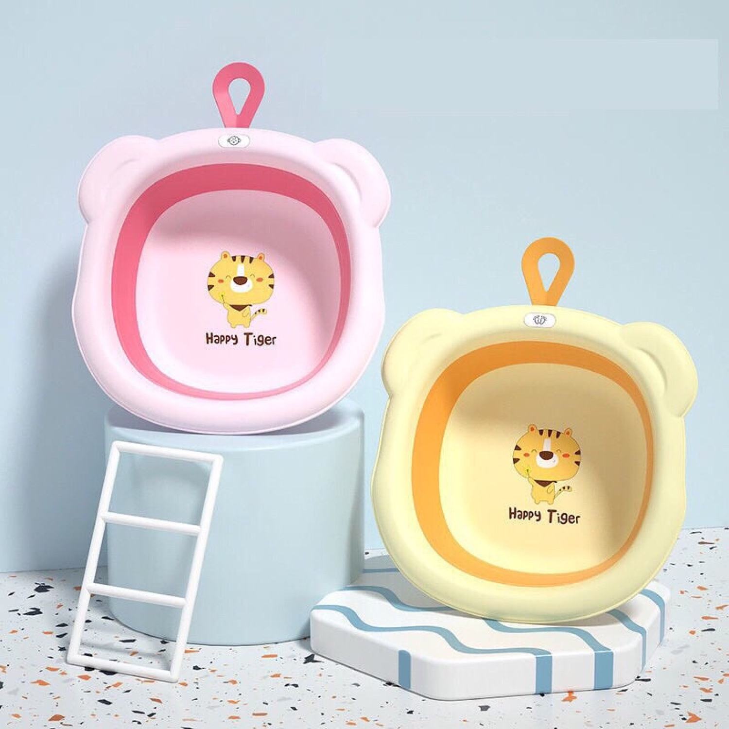 Thao/ Chậu Gấp Gọn Hình Hổ Cho Bé