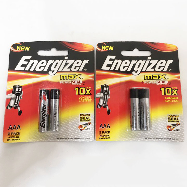 Combo 5 vỉ Pin Energizer AAA, Pin đũa E92 chính hãng