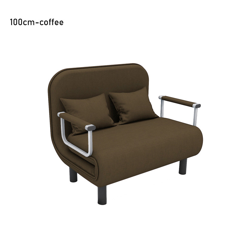 JJT Simple modern pull out sofa bed apartment for rent small unit simple double sofa bed with armrest Small simple unit simple double sofa bed with armrest modern simple pull out sofa bed apartment for rent