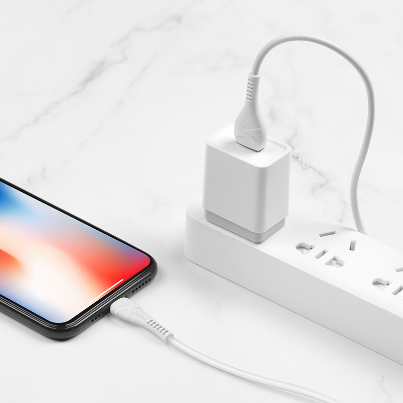 Dây sạc nhanh 2.4A Hoco X37   Lightning , micro , type c