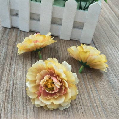 (10cm)Đầu hoa tràm trang trí,hoa tràm lụa cao cấp đầu bông 5cm