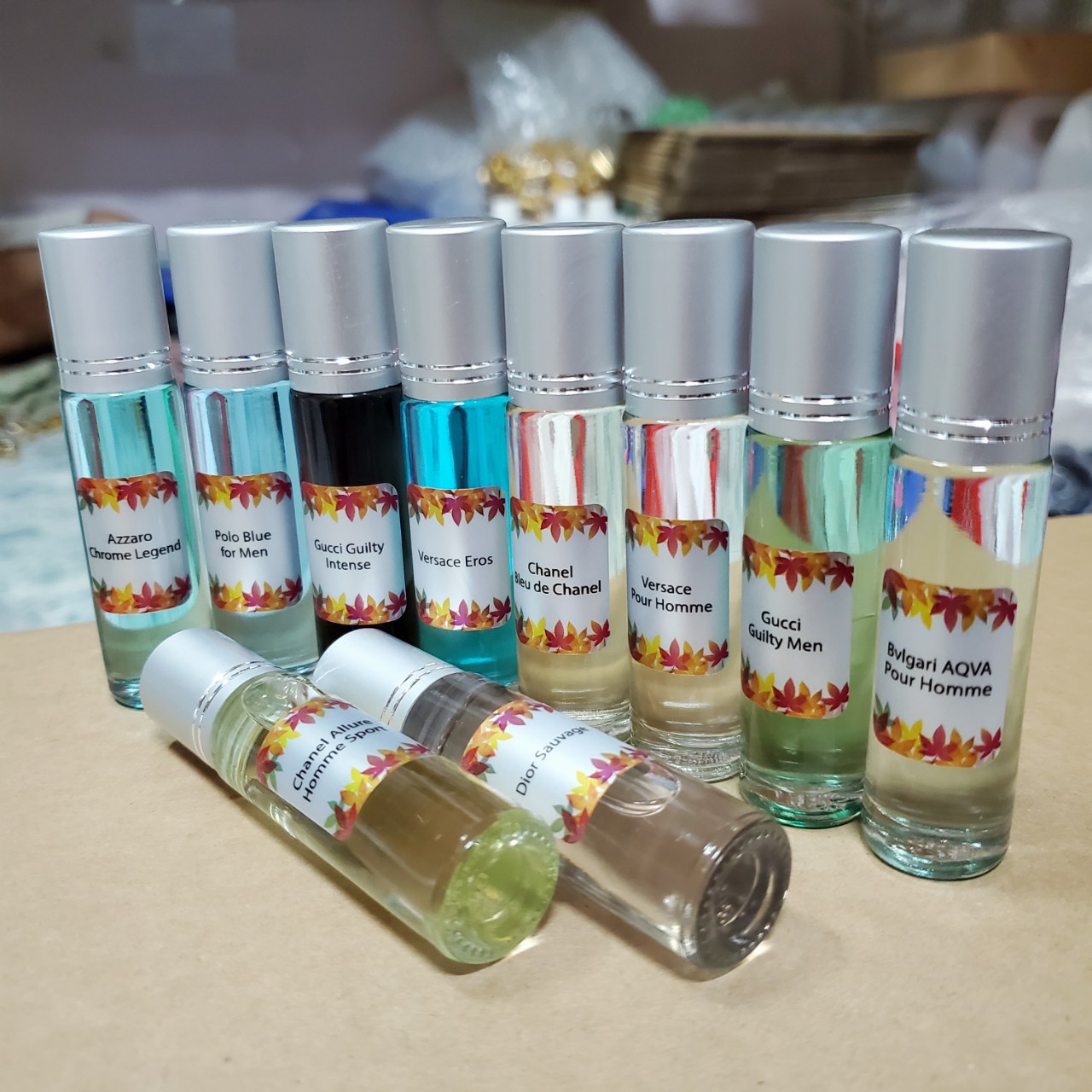[HCM]Combo 10chai tinh dầu nước hoa Pháp (inbox chọn mùi)