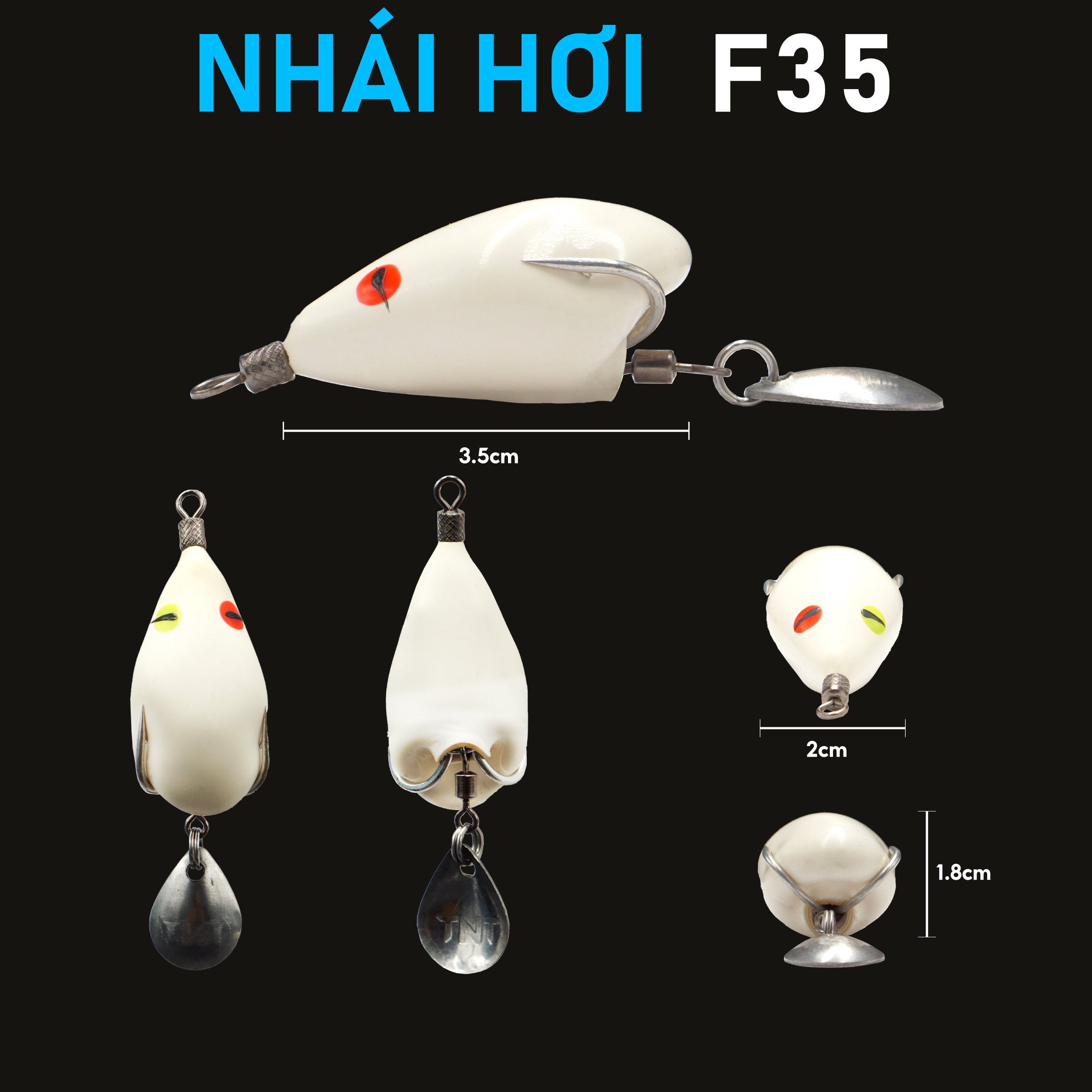 [HCM]Mồi lure chìm F35 TNTlures