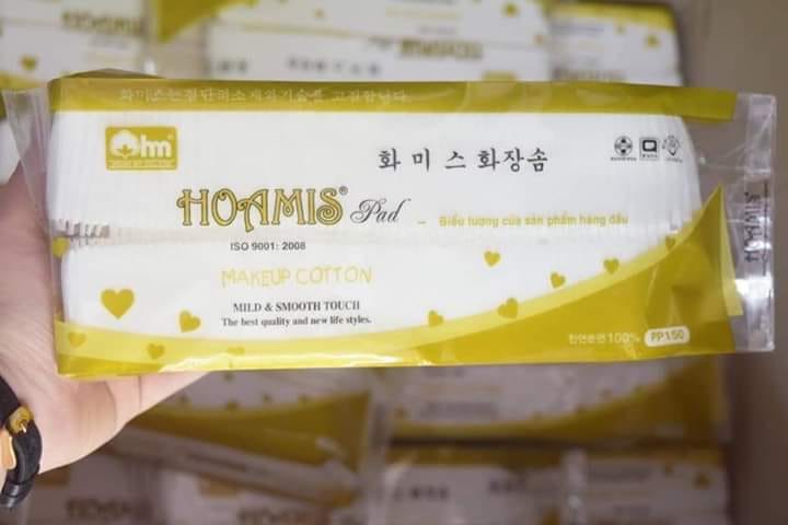 BÔNG TẨY TRANG CAO CẤP HOAMIS CAO CẤP