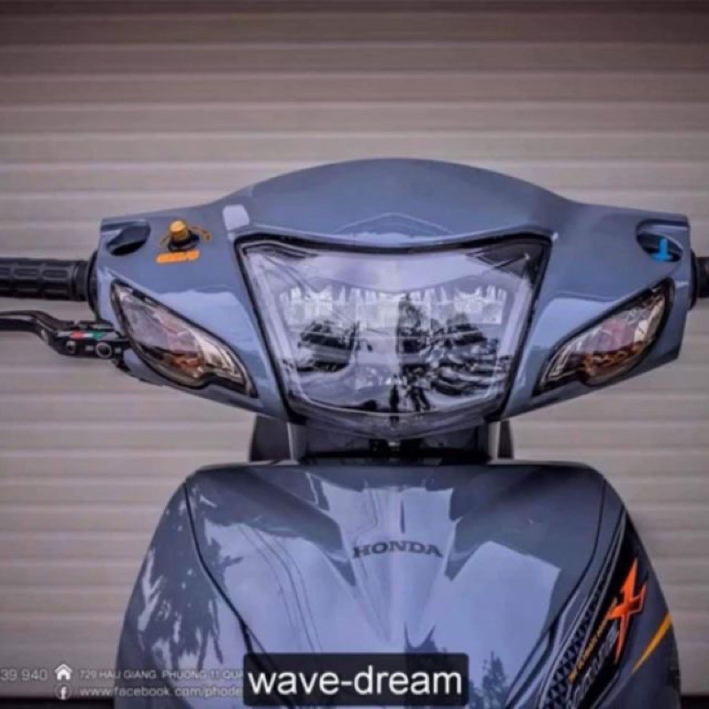 Chóa đèn pha led 2 tầng ZHI.PAT wave@110 rs100