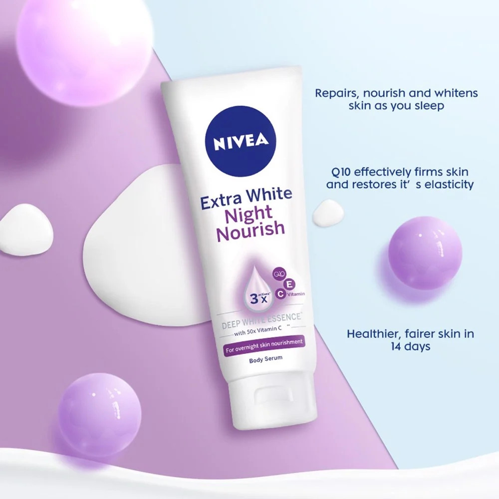 Serum dưỡng thể trắng da Nivea 180ml