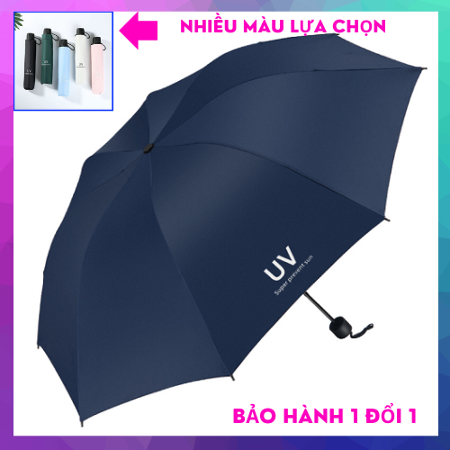 Dù Che Mưa Đi Nắng Cao Cấp Gấp Gọn Chống Tia UV Chất Liệu Vải Dù Chống Nhăn, Ô Dù Chống Tia UV Gấp Gọn Đi Che Mưa Che Nắng Ngoài Trời Cầm Tay