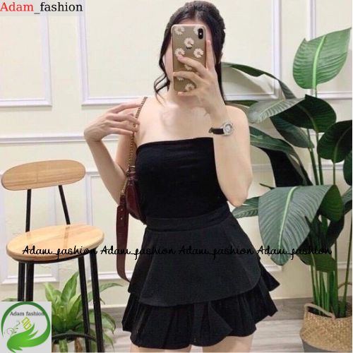 Chân váy nữ , chân váy 3 tầng có lót trong chất tuyết mưa dày dặn , mềm mịn Adam_fashion