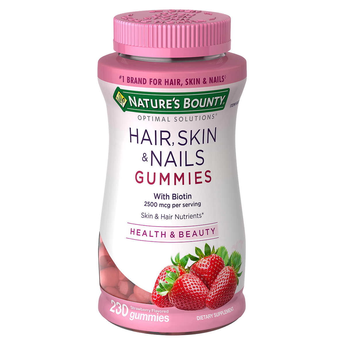 Kẹo dẻo làm đẹp da móng và tóc Nature's Bounty Hair Skin & Nails Gummies  230 viên | Lazada.vn