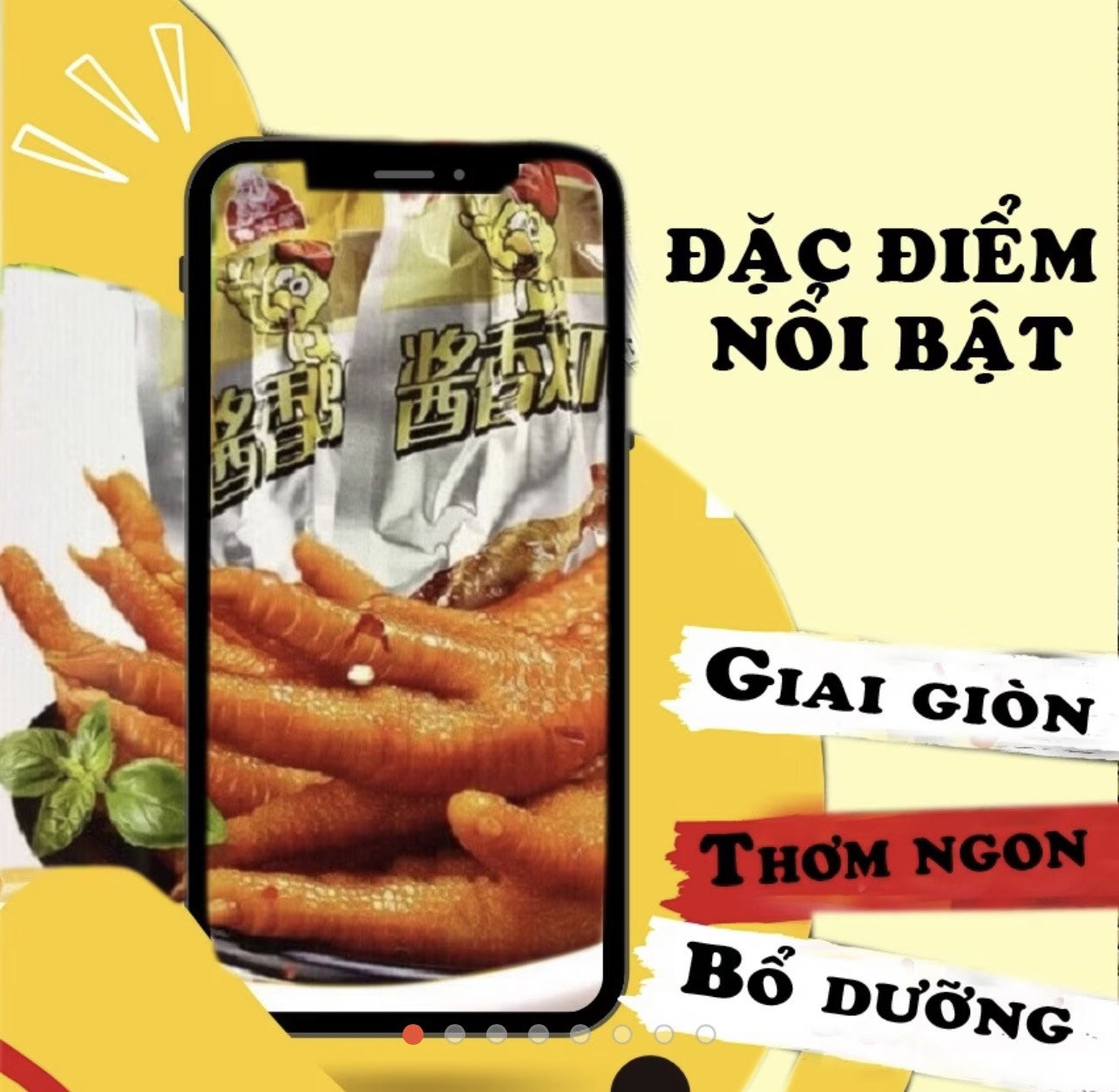 chân gà cay Tứ Xuyên combo 20 chiếc