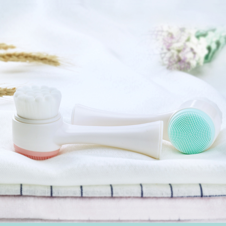 M'AYCREATE - Cọ rửa mặt và tẩy da chết 2 đầu