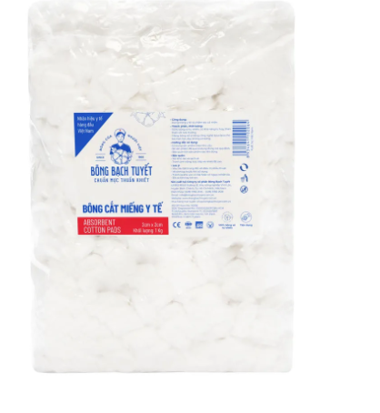 Bông Cắt Miếng Y Tế 2*2cm