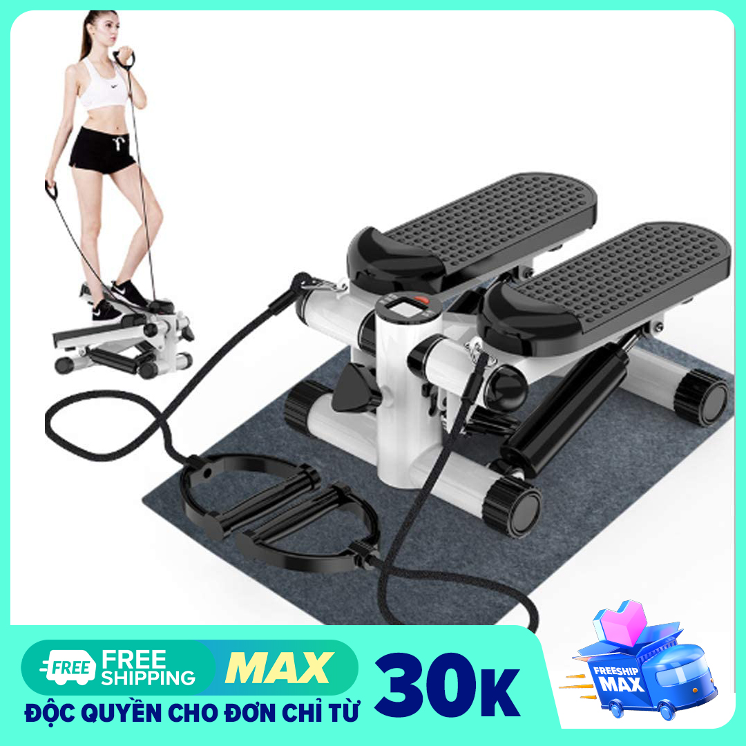 Máy chạy bộ, máy tập cơ chân tại nhà, kèm dây kéo KNS-T001A
