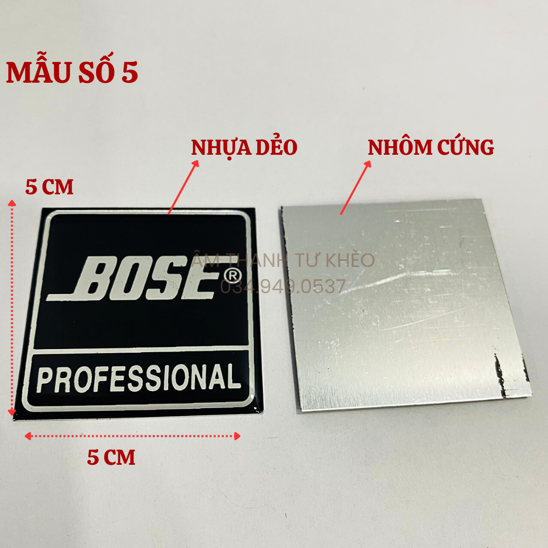 Tem Loa Logo Loa Bose Dán Loa ( 1 Đôi )