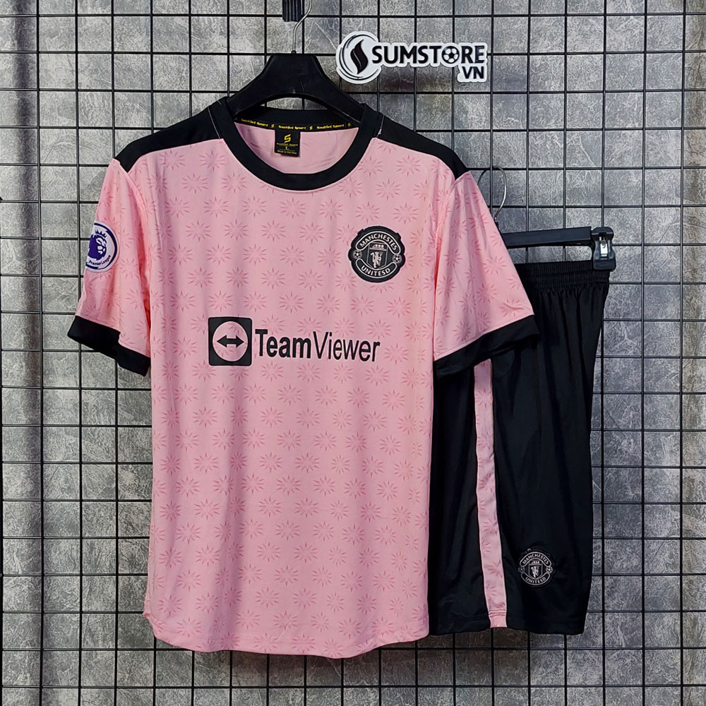 [HCM]Bộ Đồ Đá Banh Thể Thao CLB MU Hồng SV 22 - Áo Bóng Đá Cao Cấp Mới Nhất