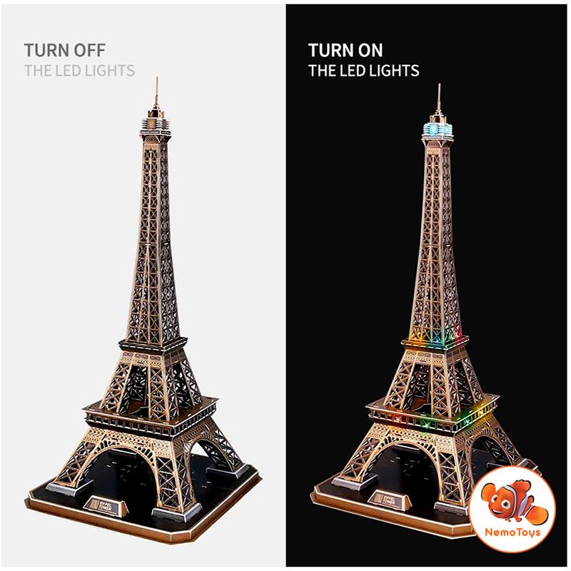 Mô hình giấy 3D CubicFun - Eiffel Tower (France) - C044h