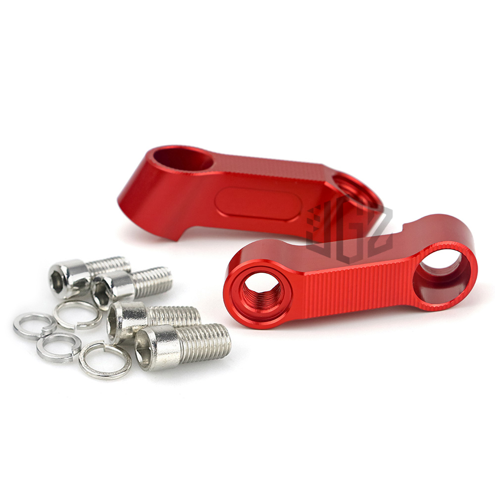 M8 M10 Motorcycle CNC Rear Mirror Adapter Riser Bracket Holder Accessory Universal for HONDA KTM
