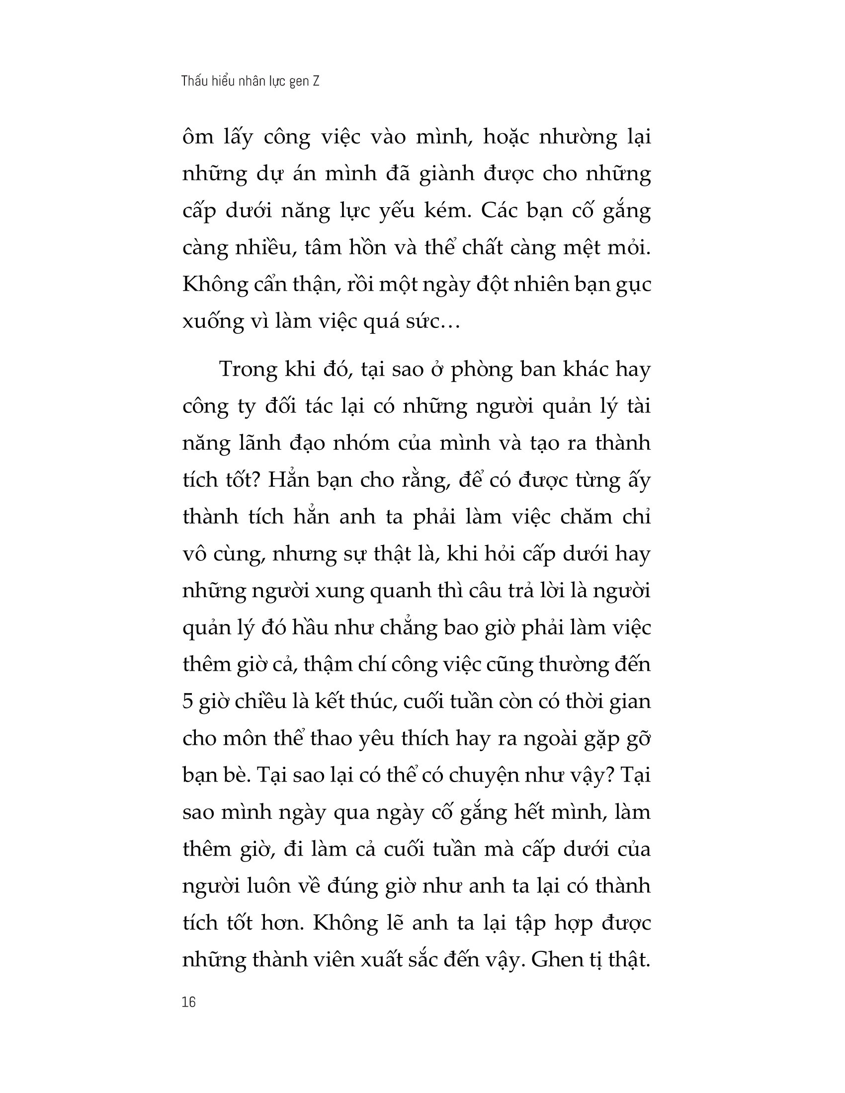 Sách Fahasa - Thấu Hiểu Nhân Lực Gen Z