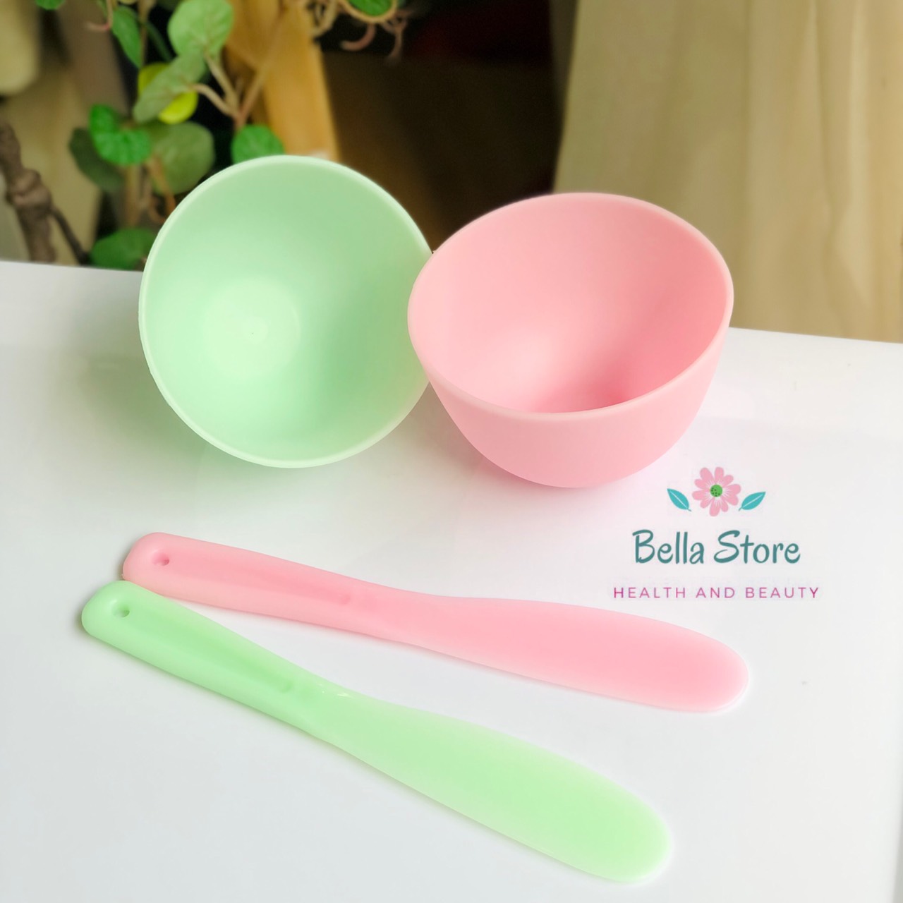 Bộ chén thìa đắp mặt nạ SLC