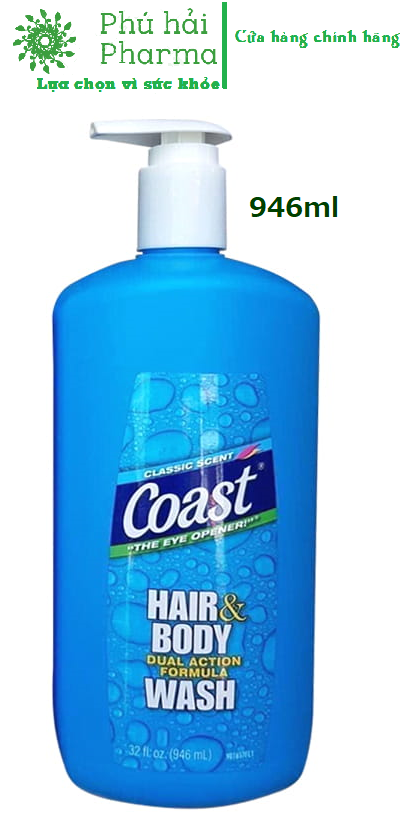 SỮA TẮM COAST MỸ (Chính Hãng) 2in1