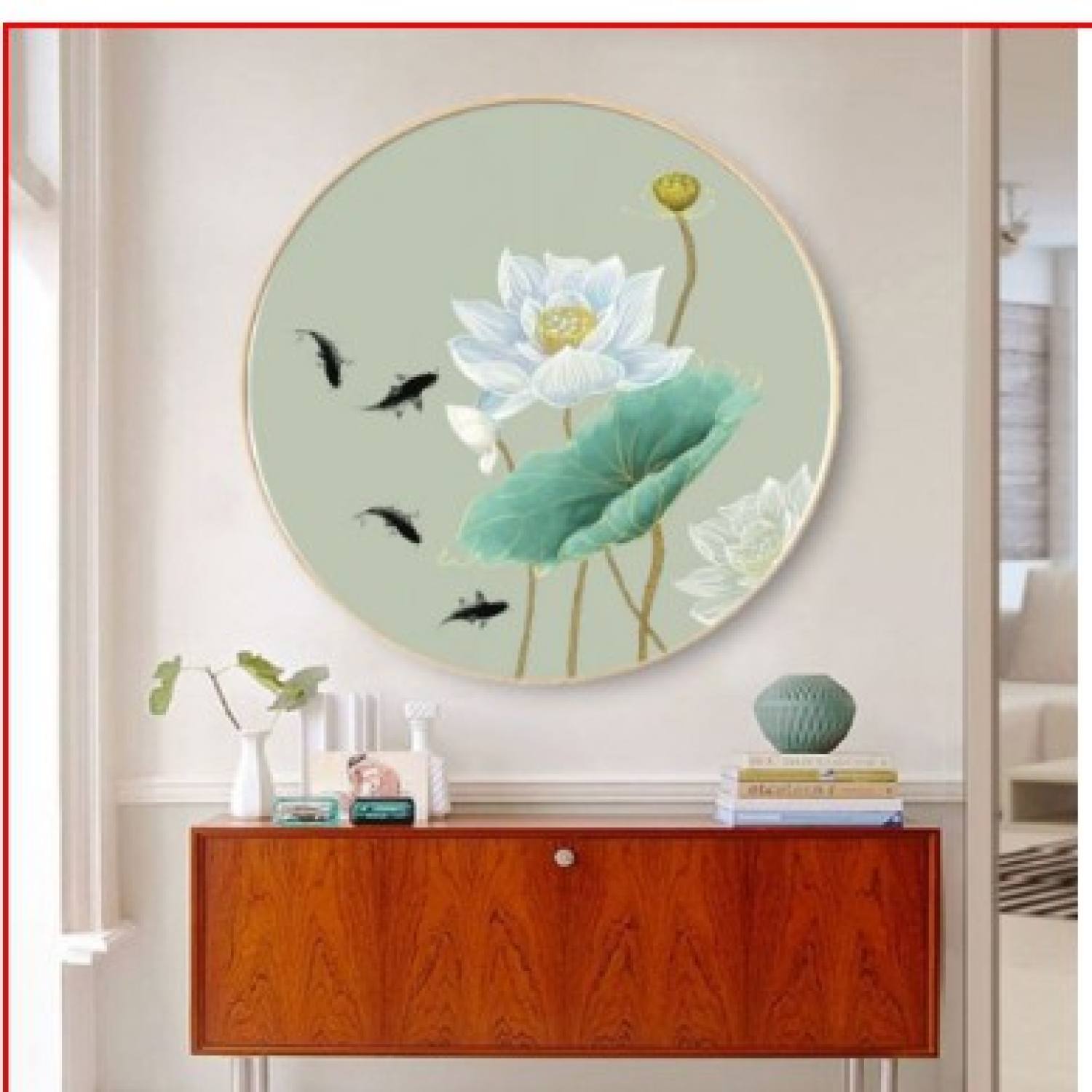 Tranh thêu chữ thập mhh0913 kt 50x50 cm