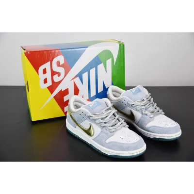2021 SB Dunk Low x Sean Cliver Men's and women's fashion casual shoes, comfortable and versatile skateboard shoes