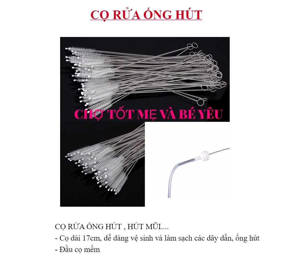SET 2 Que Cọ Rửa Ống Hút