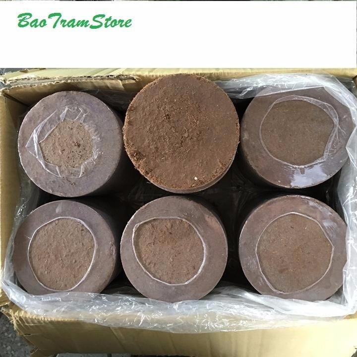 Viên nén xơ dừa đường kính 13cm cao 5cm, nặng 500g hiệu Batrivina