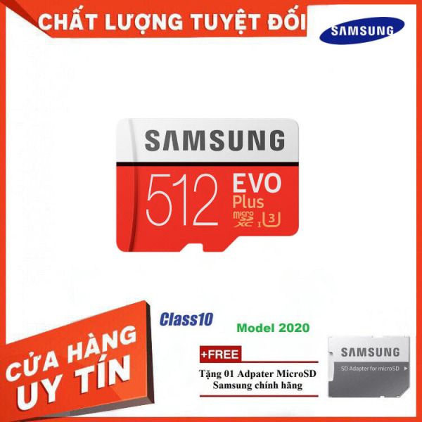 [Bán Lỗ] Thẻ Nhớ MicroSDXC Samsung EVO Plus U3 512GB 100MB/s MB-MC512H - Hàng Chính Hãng