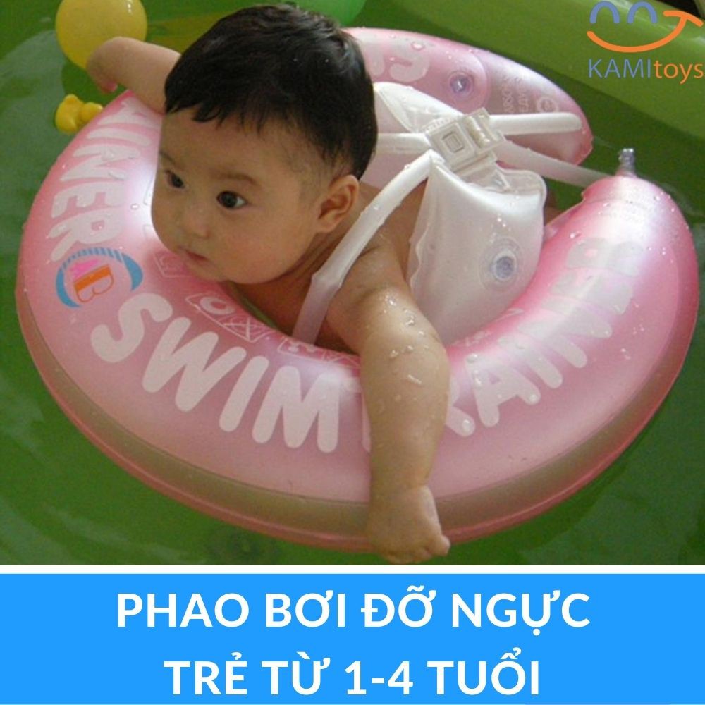 [ FREE SHIP 20K ] Phao bơi chống lật cho bé từ 1 đến 4 tuổi, Phao bơi cho bé, Phao bơi trẻ em, Phao bơi giữ nách đỡ ngực cho trẻ có đai chống lật