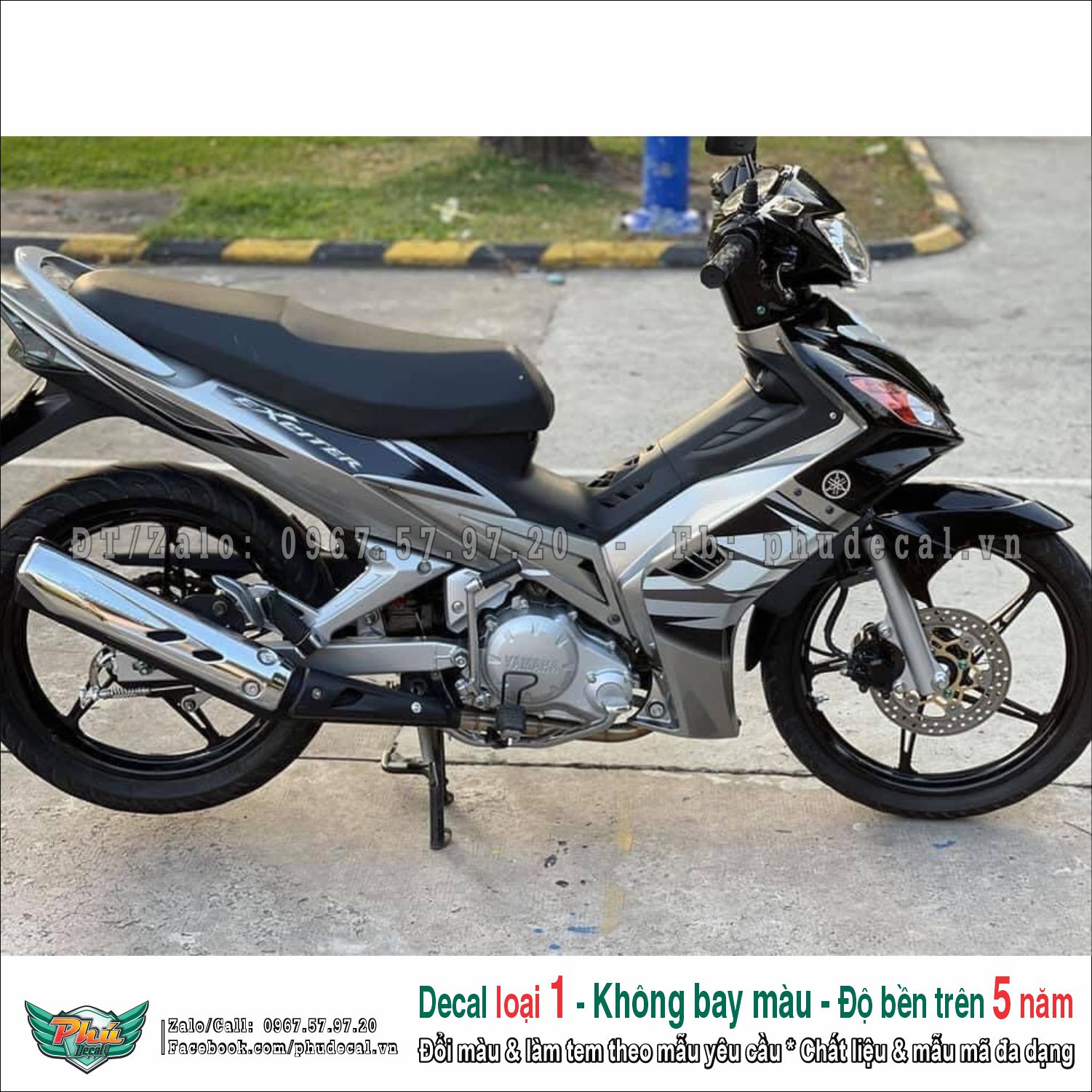 Tem rời ex 2006-2010 bạc đen
