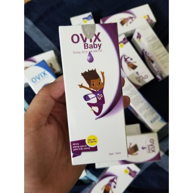 Dung dịch vệ sinh mũi Ovix Baby 15ml
