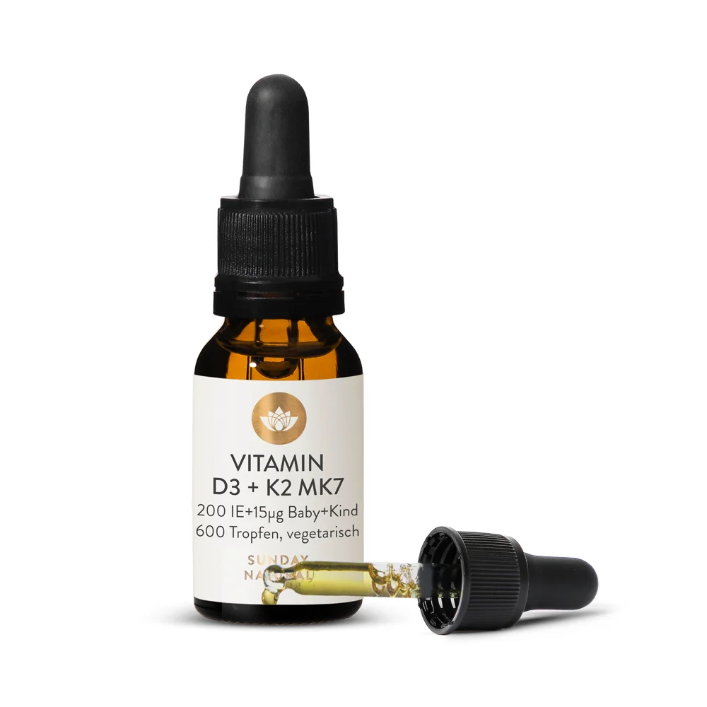Vitamin D3K2 MK7 Sunday Natural Đức cho bé