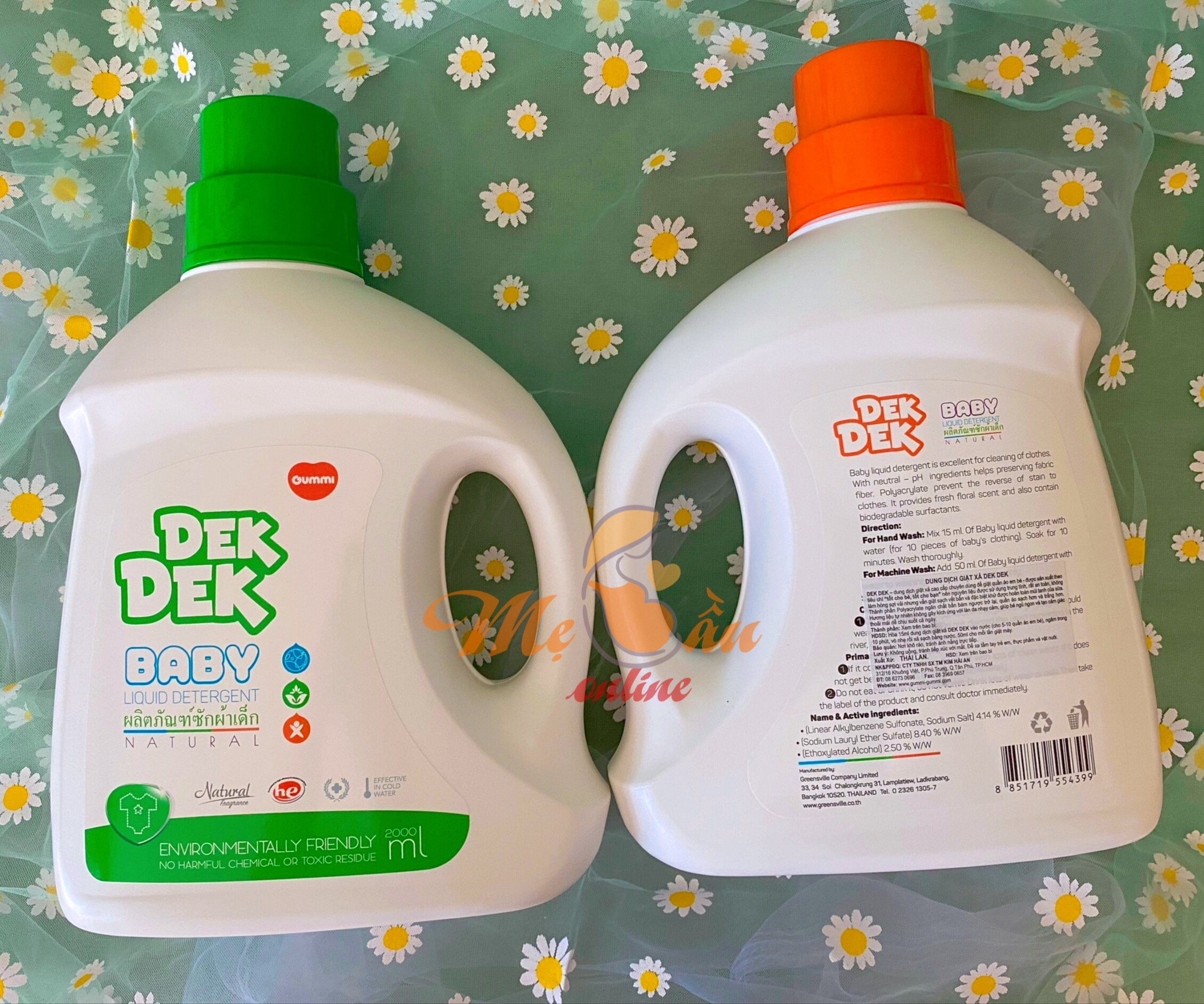 Nước giặt xả Thái Lan Dek Dek 2 lít