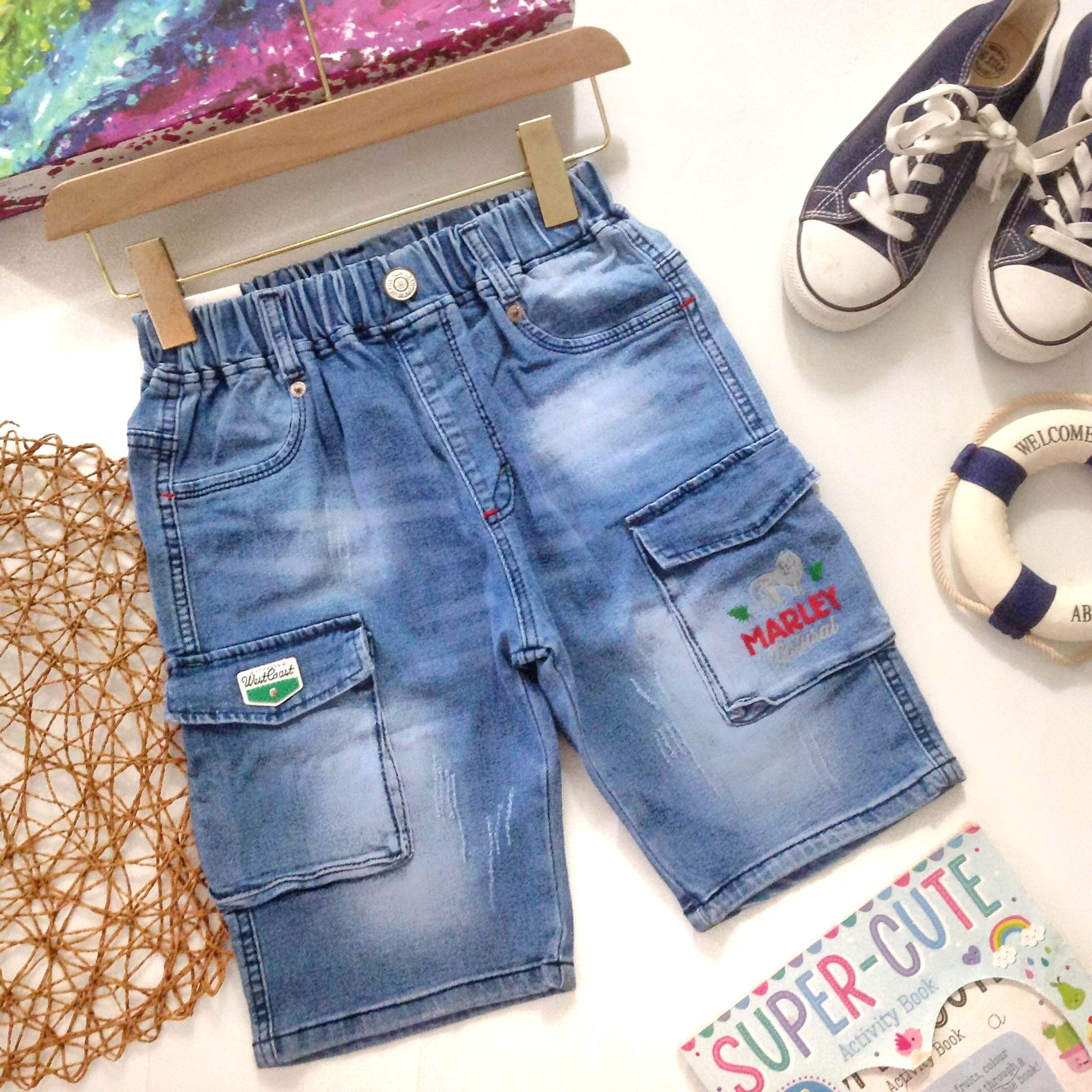 QUẦN SỌT JEAN CO DÃN BÉ TRAI SIZE 30-42KG