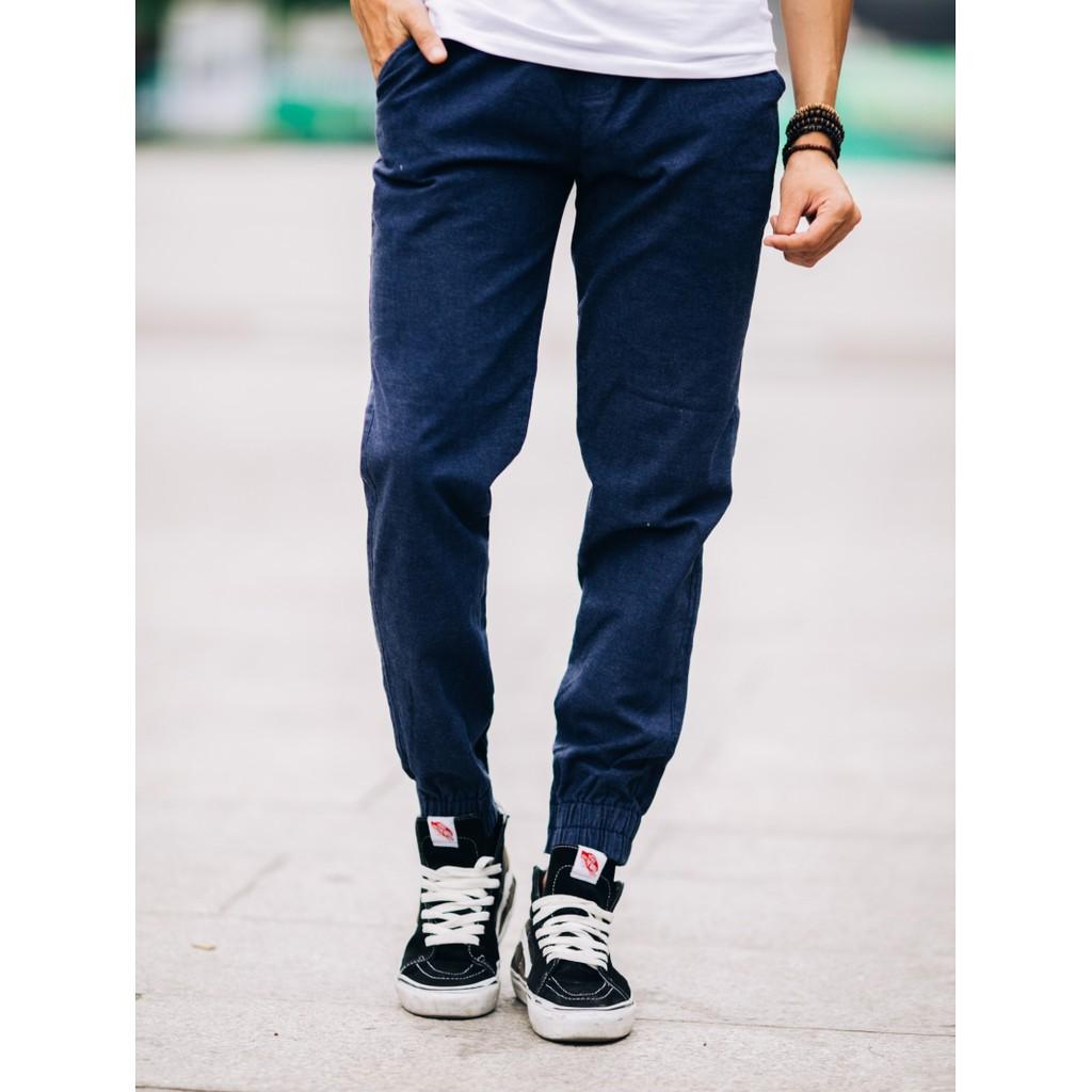Quần Jogger nam Kaki Paint phong cách Hàn Quốc