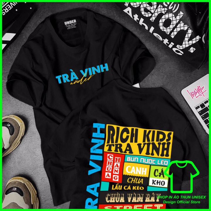 Áo thun trà vinh unisex áo phông trà vinh under tv84
