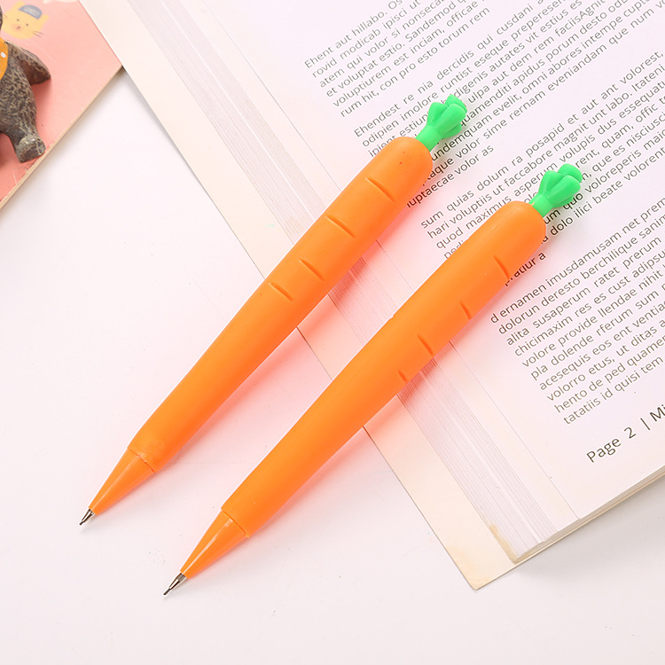 Bút chì bấm cà rốt siêu xinh rose case