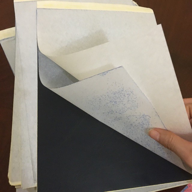 Set 10 tờ Giấy Than scan hình dùng 1 lần