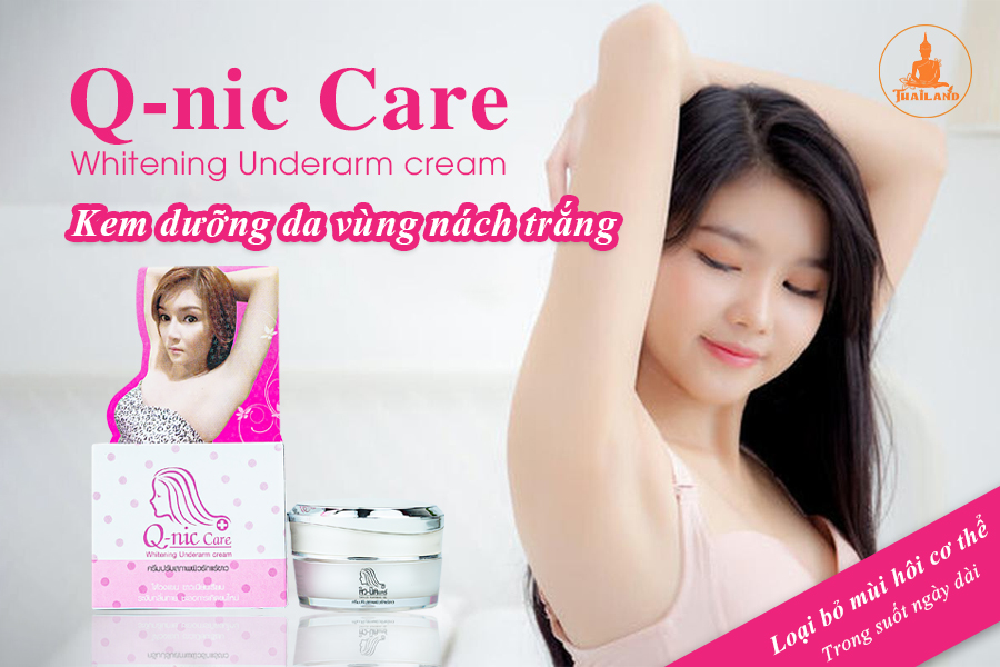 Kem Giảm Thâm Nách Q Nic Care Thái Lan hôp 15g