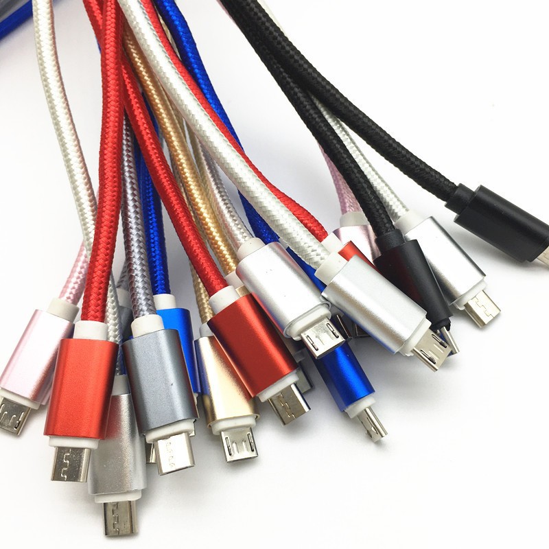[HCM]Cáp sạc 3m bọc dù dùng cho điện thoại Android Type-C Iphone IOS