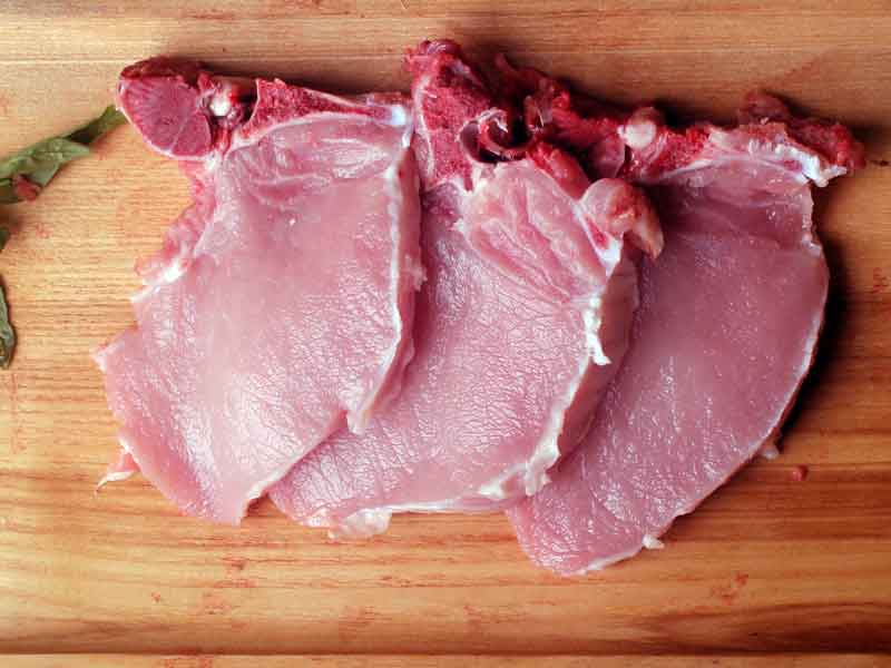 Sườn cốt lết cắt lát / cotlet cắt sẵn túi 1kg